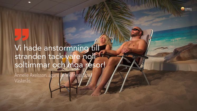Solterapi på bad- och spaanläggningar