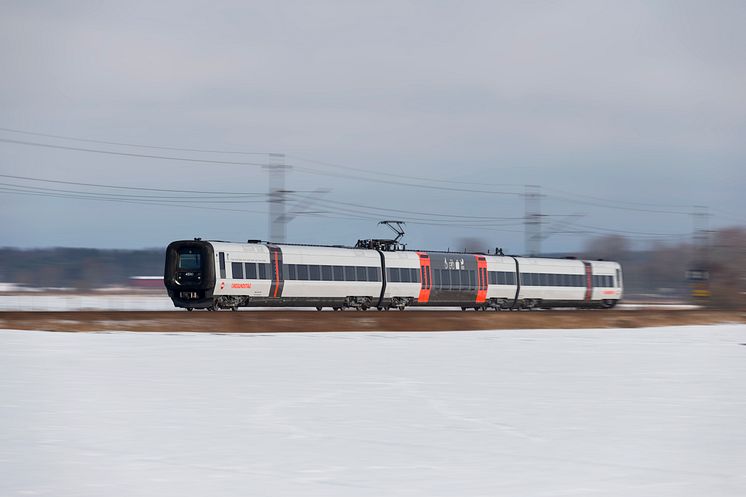 Öresundståg vinter