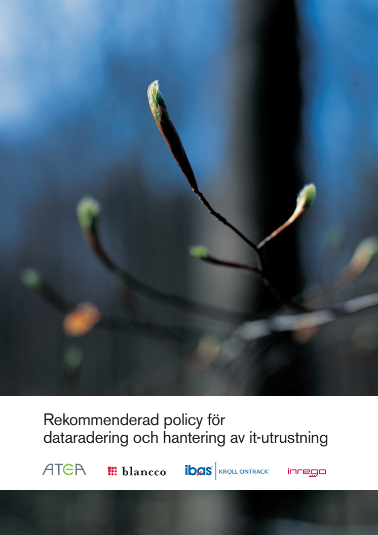 Policy för säker dataradering