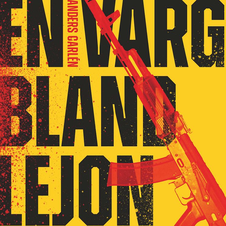 Ljudboksomslag En varg bland lejon