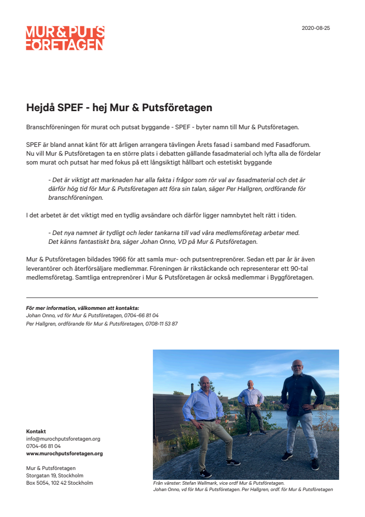 Branschorganisation byter namn 