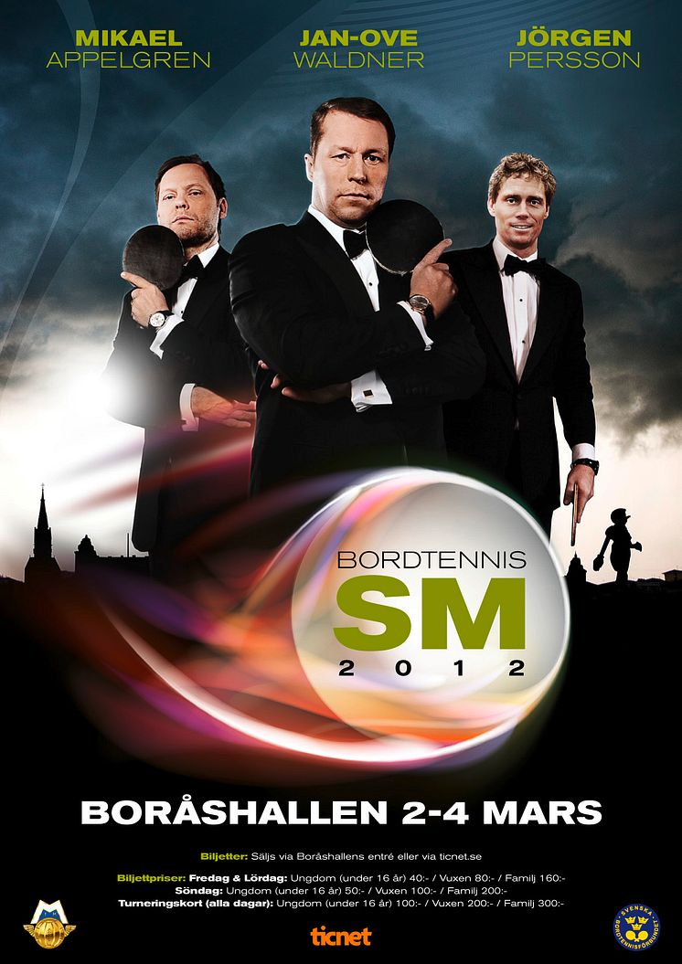 Bordtennis SM 2012, Borås