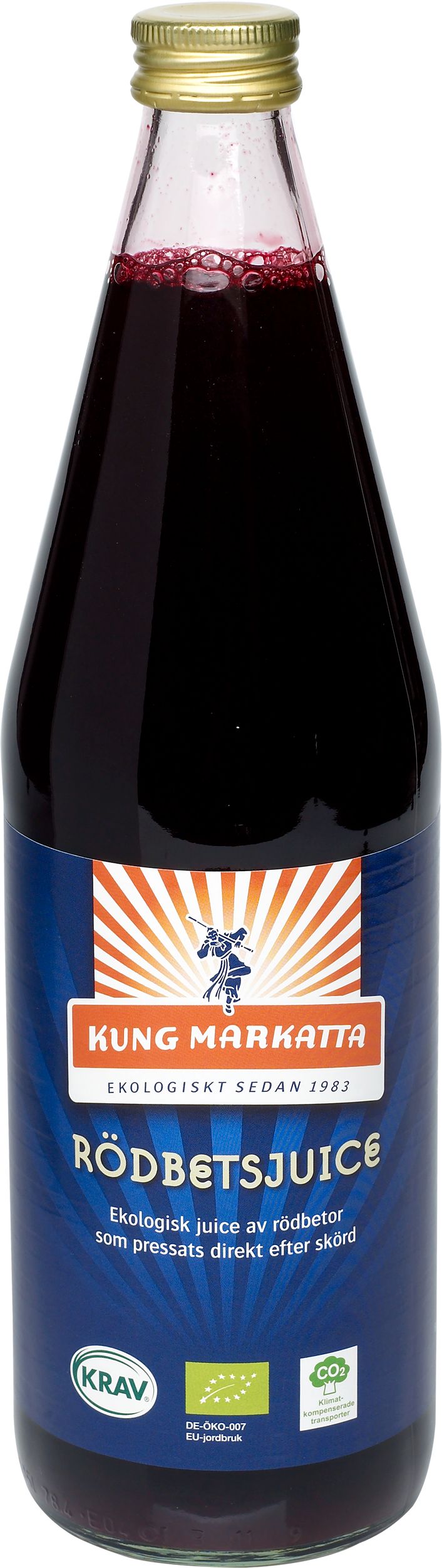 Boosta dig med Kung Markattas KRAV-märkta Rödbetsjuice!