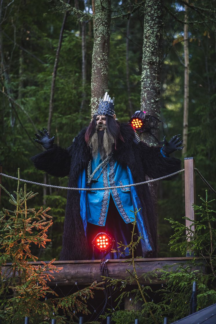 Trollkungen håller hov i Trollrike