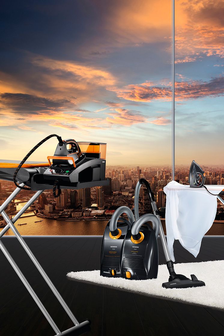 Siemens presenterar Extreme Power Collection – Kraftfulla designade hushållsprodukter för bästa städresultat  