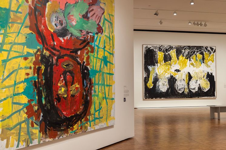Georg Baselitz Med begge bena først/Feet First