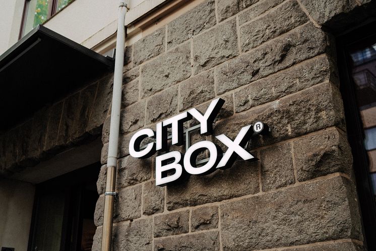 Citybox Bergen Facade sign