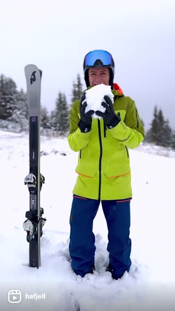 Årets første skitur i Hafjell!
