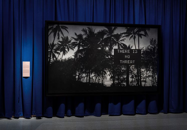 Søylerommet Robert Longo, Untitled (No Threat), 2018