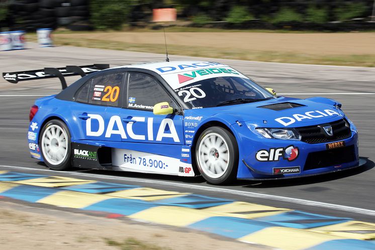 Mattias Andersson, Dacia Dealer Team. Foto: Racefoto