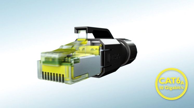 Enkla kontakter för 10 Gbit/s dataöverföring