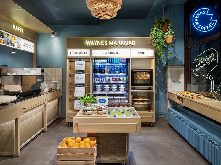 Waynes nya koncept innefattar en separat del anpassat för take away
