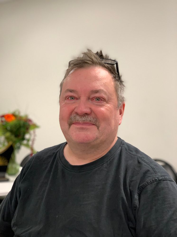 Ronny Blombacke, delägare Gällivare Måleri AB