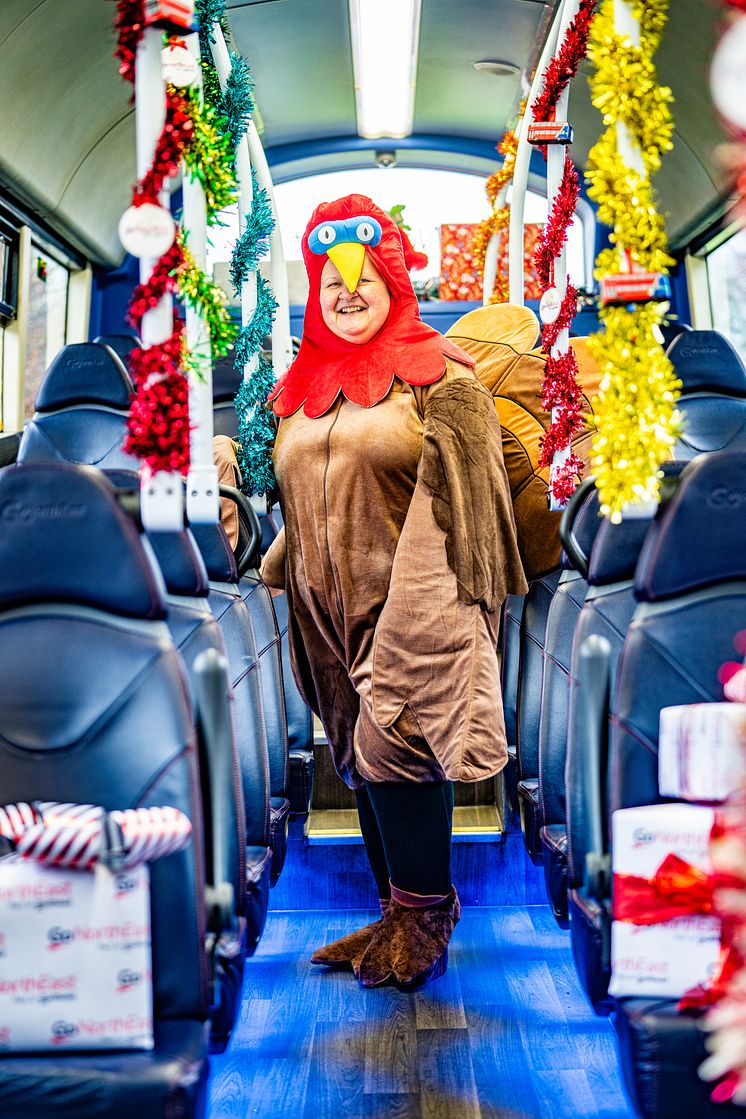 Julie Richardson - Go North East Most Festive Bus Driver - Turkey