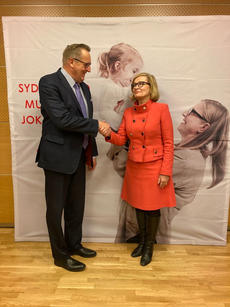 Panu Routila ja Paula Risikko