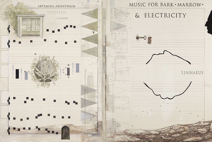 Christine Ödlund, "Bark, Marrow and Electricity", 2020