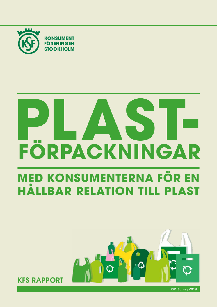 Konsumenterna beredda att betala mer för återvinningsbar plast