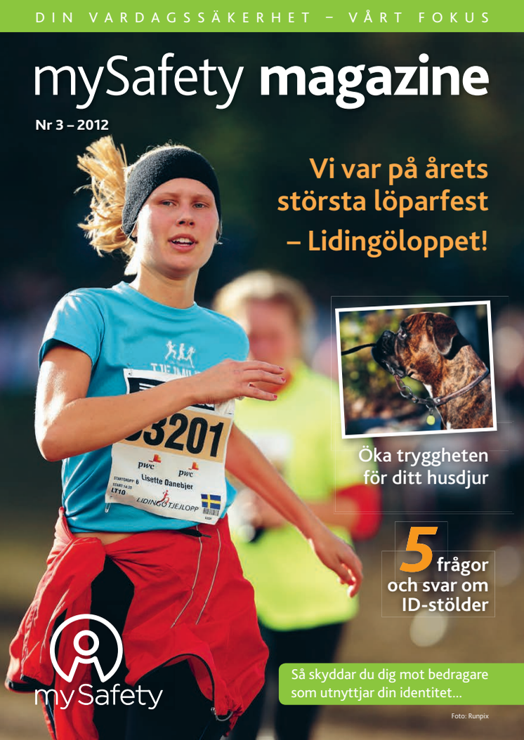 Senaste numret av mySafety magazine