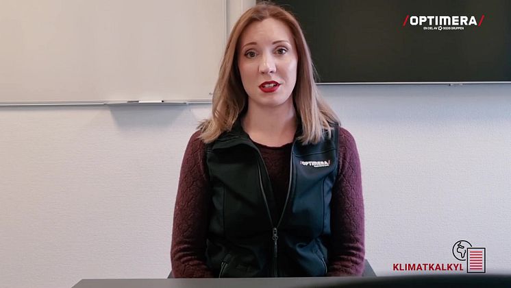 Klimatkalkyl hos Optimera