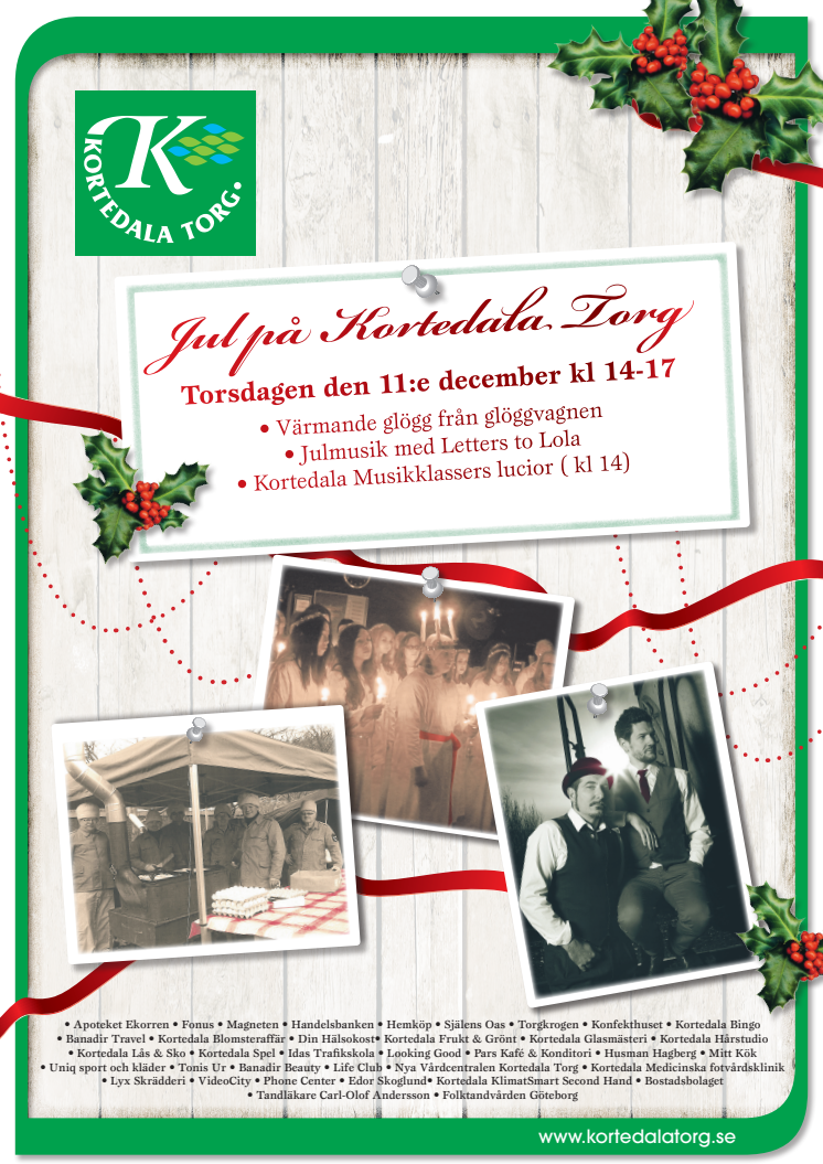 Jul på Kortedala Torg  - 11 dec kl 14-17