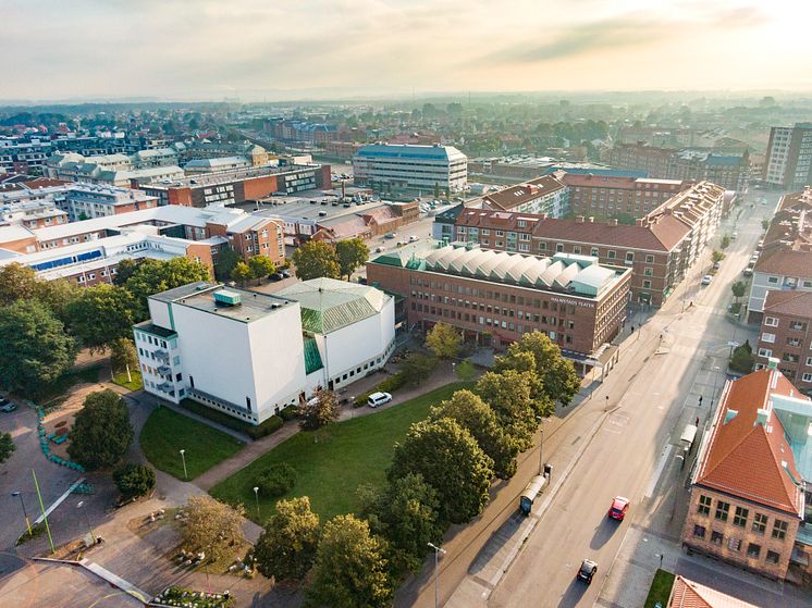 Flygfoto Halmstad