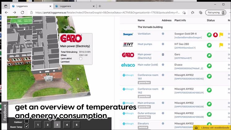 Buildings decoded with insights, Loggamera and Spotscale