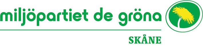 Miljöpartiet de gröna i Skåne logga
