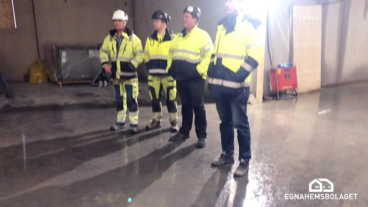 Första Målartaget på BRF Fjädermoln