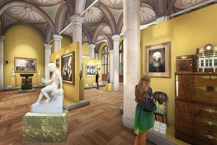 Nationalmuseum, room 1800-1870