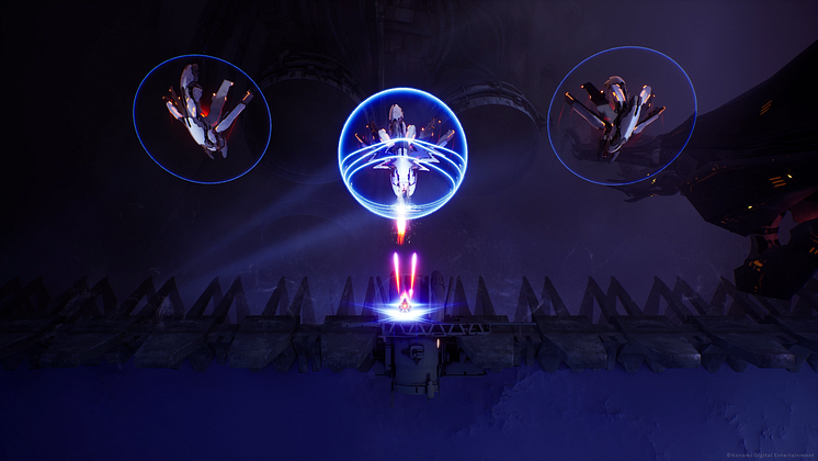 Cygni-Allgunsblazing_Konami_TrioShipsScreenshot