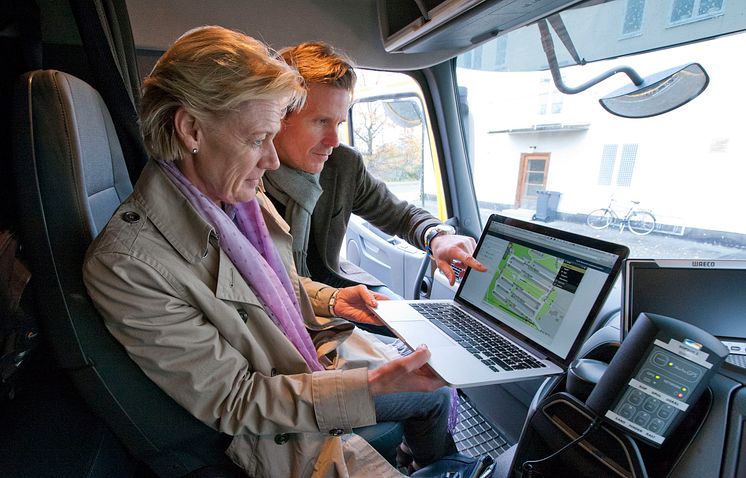 Ulla Hamilton presenterar Driftportalen
