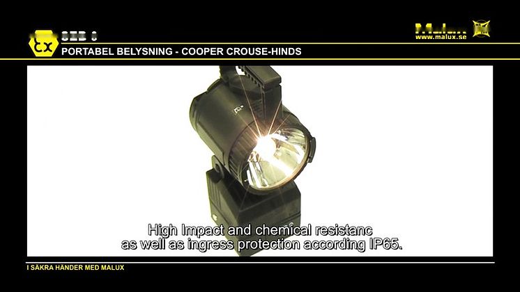 Ex Belysning SEB9 - Lighting SEB9