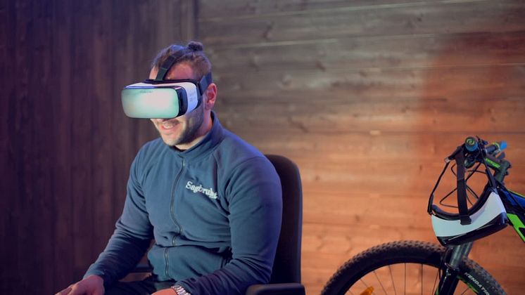 Test av Trysil Bike Arena i VR