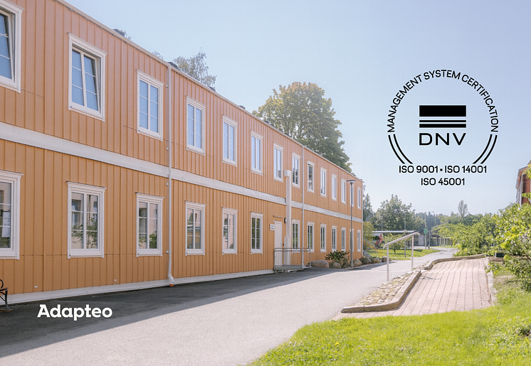 Adapteo har nått en viktig milstolpe: hela koncernen är nu ISO-certifierad inom kvalitet, miljö och arbetsmiljö.