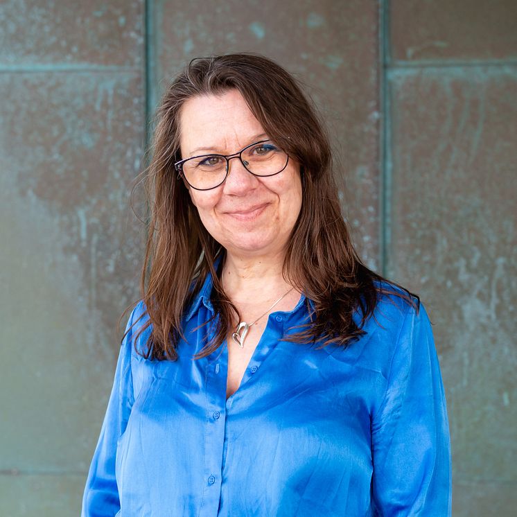 Porträttbild av Agnes Hedberg, ordförande Mensa Serige