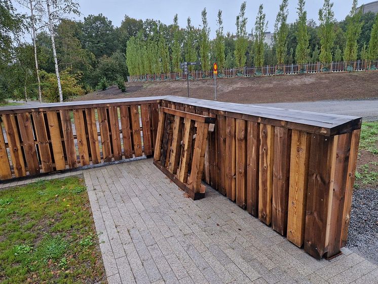 Begravningsö med grind