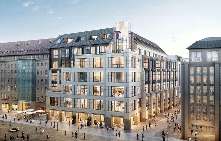 Visualisierung: Midstad Leipzig (Petersstraße 17)