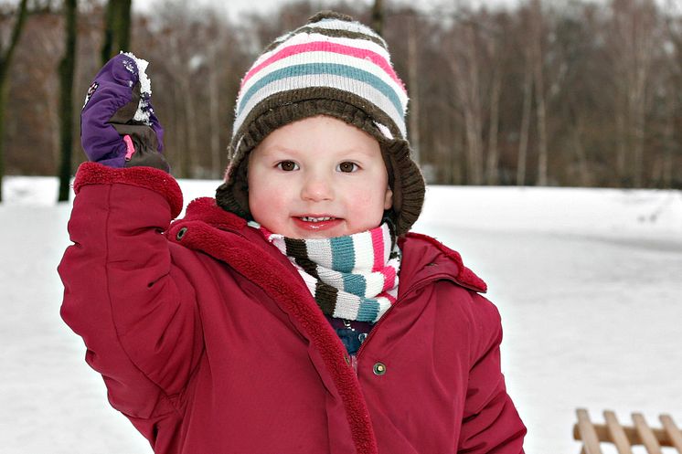 Kind im Schnee