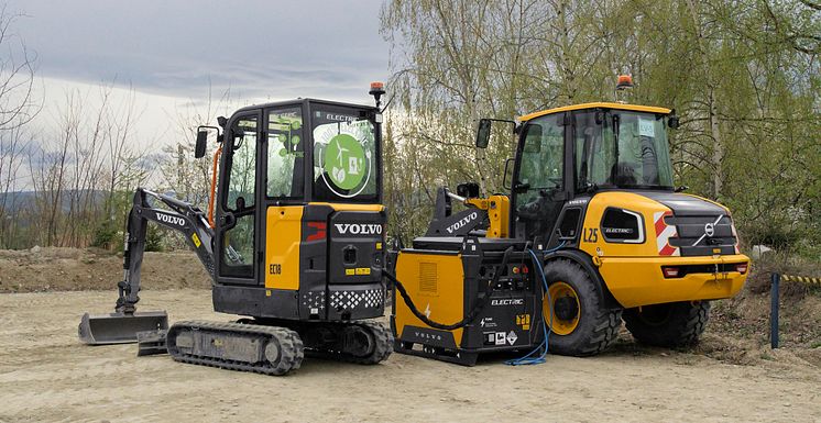 Volvo EC18 Electric, PU40 och L25 Electric