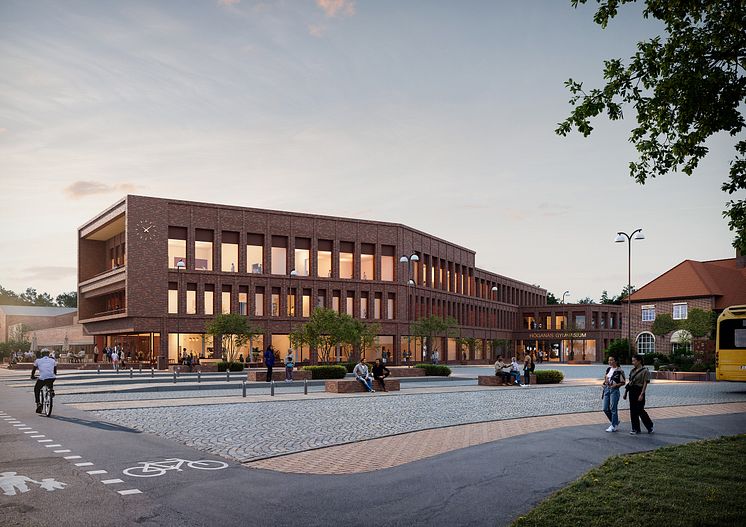 Höganäs gymnasium Exteriör Liljewall