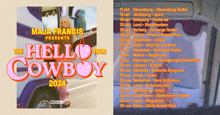 Hello Cowboy Tour Header