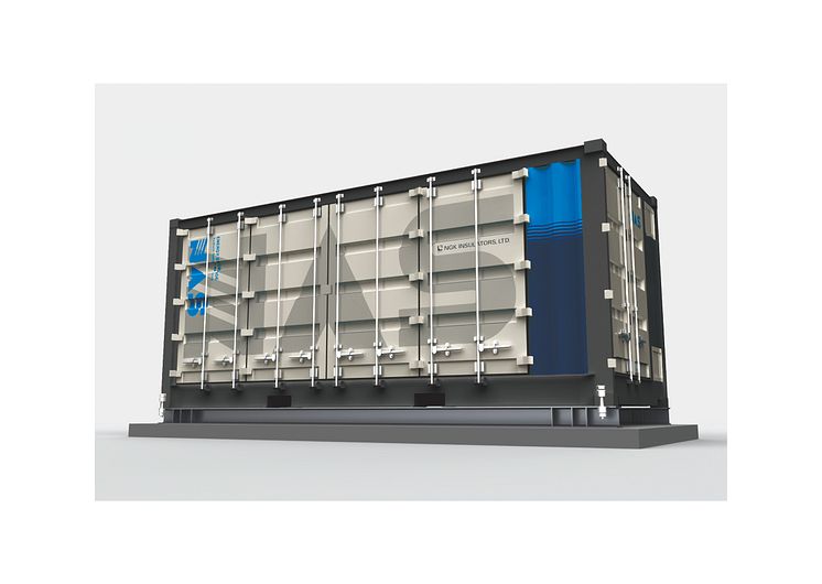 NGK NAS battery for energy storage (container type unit)