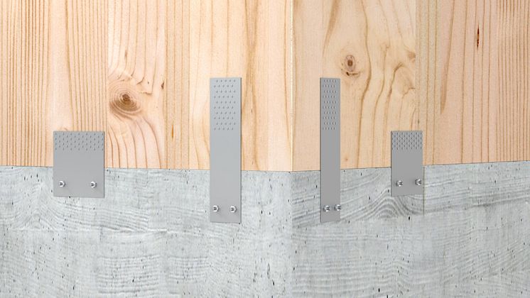 Hullplater med optimalisert hullavstand leveres i forskjellige dimensjoner. 