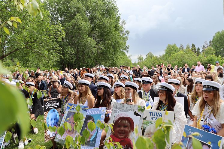 Avslutningsceremoni vid Stenegård