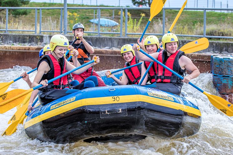 Wildwasser-Rafting im Kanupark Markkleeberg