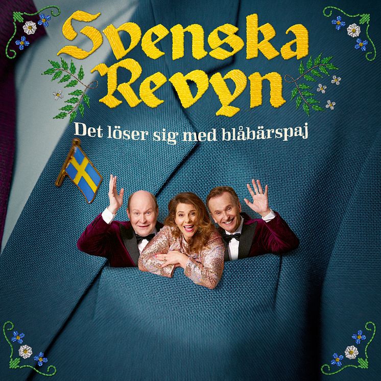 Svenska Revyn - Blåbärspaj (Omslag) 