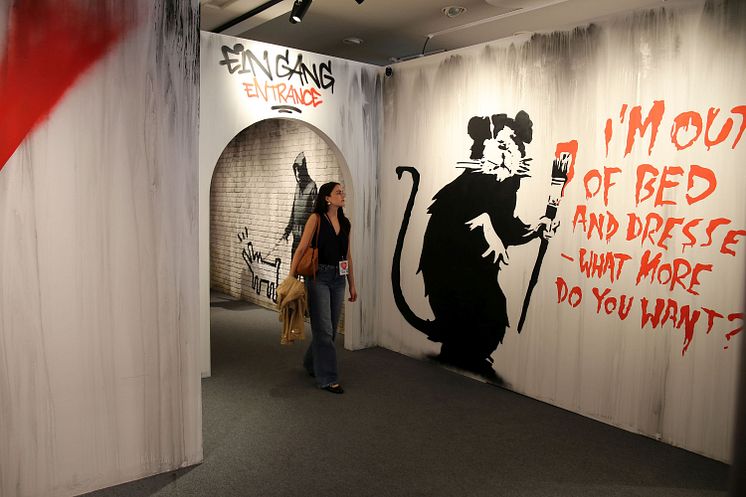 Ausstellung "House of Banksy" in Leipzig