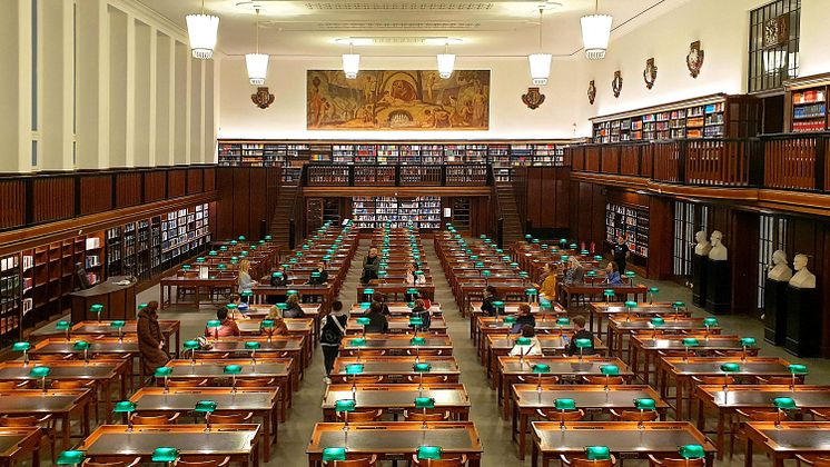 Großer Lesesaal in der Deutschen Nationalbibliothek Leipzig