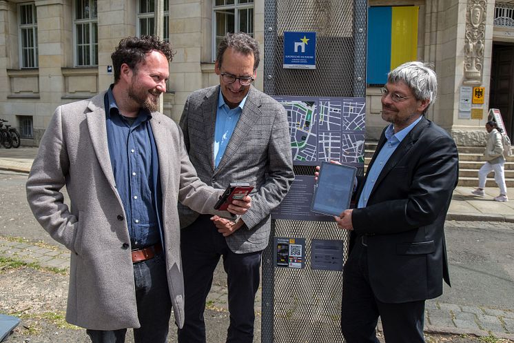 Die App "Leipzig `89" wird freigschaltet