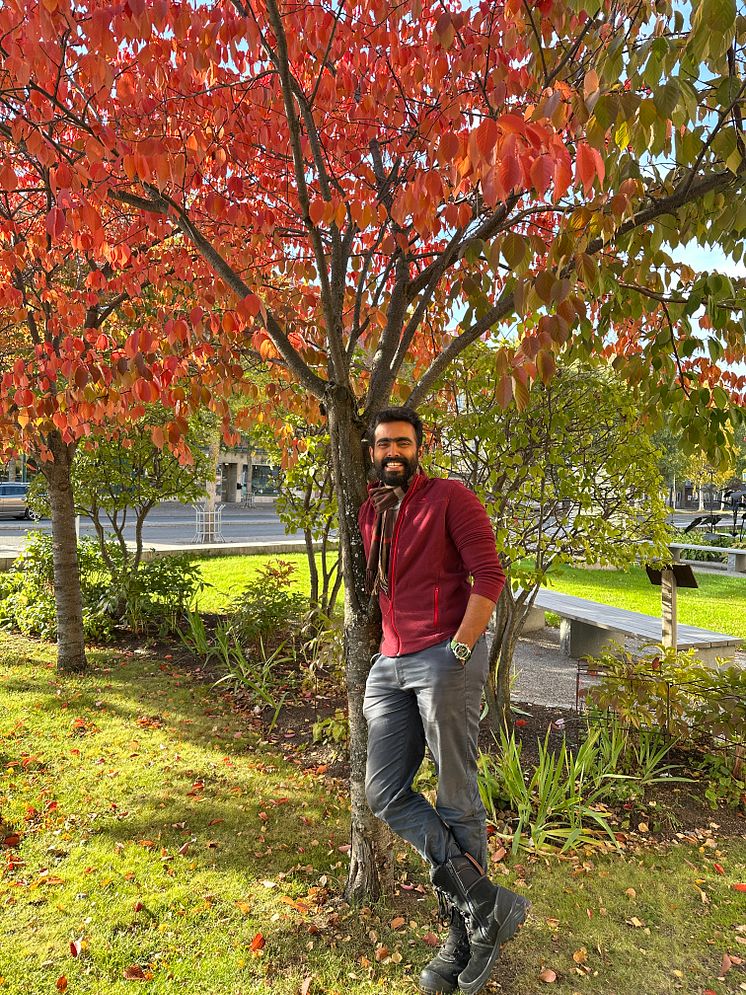 Arjun Menon, inflyttad PItebo från Indien